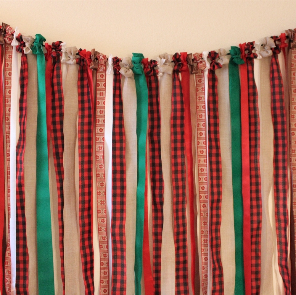 Christmas Backdrop Curtain